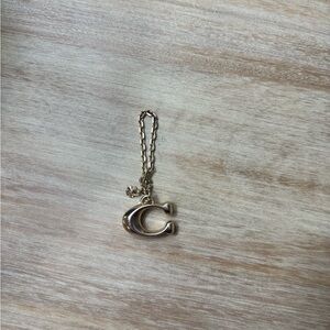 Coach Gold C Bag Charm
